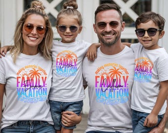 Camiseta personalizada para las vacaciones familiares de 2026: Creando recuerdos juntos.
