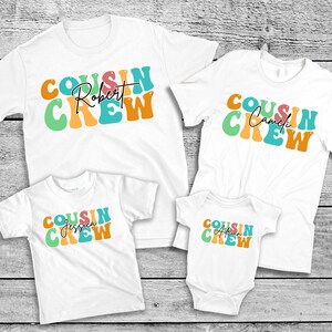 Cousin Crew Shirts, Custom Cousin Matching Gift Tshirts, Christmas Gift For Cousin, Family Reunion Shirts, Funny Kids Cousin Shirts