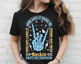 Camiseta "Algunos días lo hago genial, mamá", camiseta divertida sobre la maternidad, regalo para el Día de la Madre.