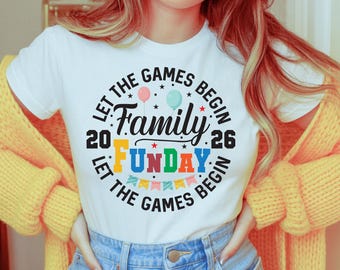 Giornata di divertimento 2026: magliette personalizzate abbinate per riunioni di famiglia.