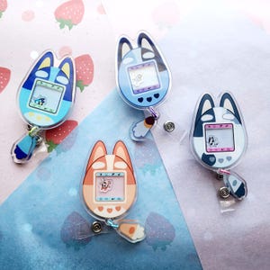 Bobinas de crachás para agitadores Tamagotchi Blue Dog