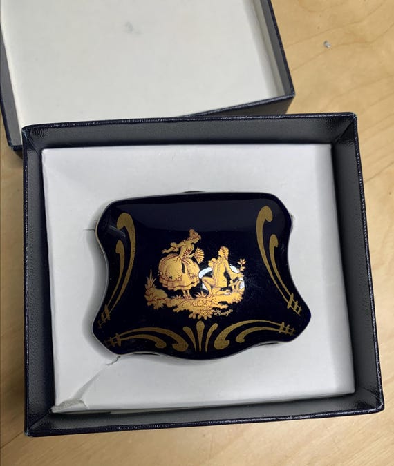 Vintage Limoges Porcelain Trinket Box