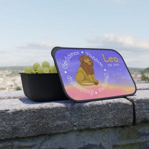 Custom Leo Bento Box: Eco-Friendly Lunch Container with Personalized Touch