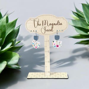 Acryl bloemendruppeloorbellen: lentebloemhangers
