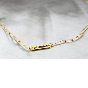 Personalized Necklace Engraved, Gift For Her, Paperclip Necklace, Necklace for Her, Birthday Gift for Her, Necklace for Women,Jewelry Gifts