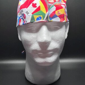 World Cup Soccer Balls Classic Surgical Scrub Cap Bild 2