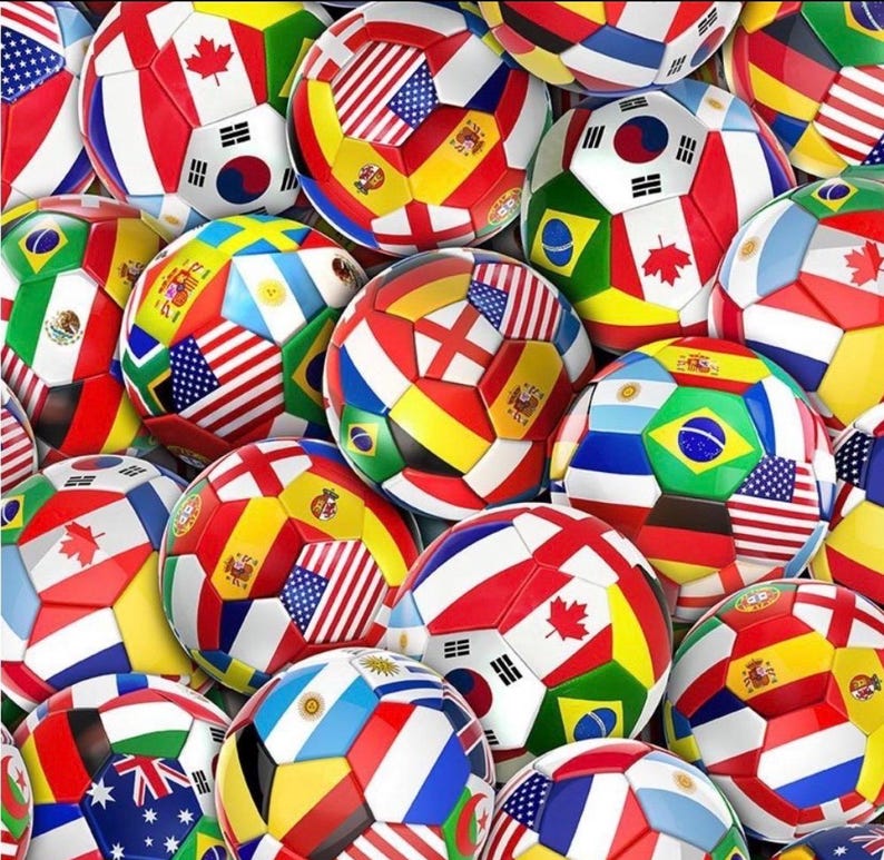 World Cup Soccer Balls Classic Surgical Scrub Cap Bild 3