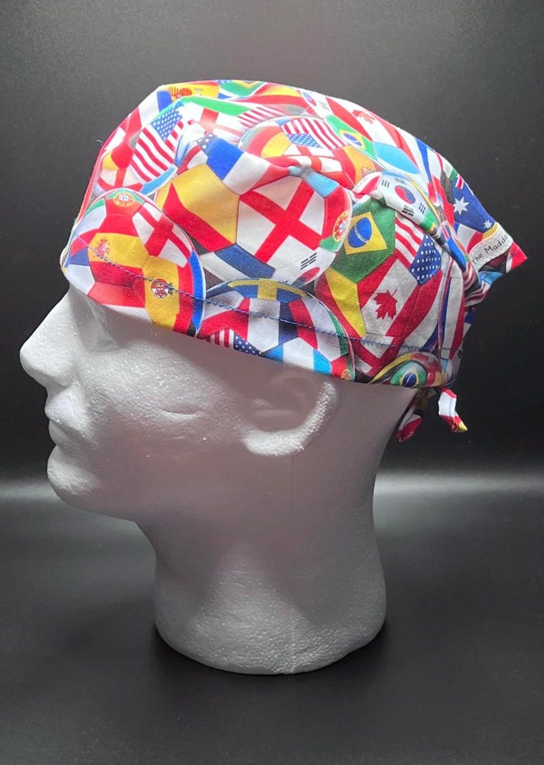 World Cup Soccer Balls Classic Surgical Scrub Cap Bild 4