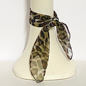 Leopard Neck Scarf / Headscarf