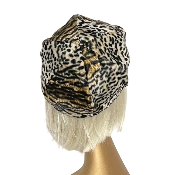 Beret Hat Leopard Faux Fur Awdenio Beret Hats Women main image 2