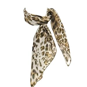 Leopard Neck Scarf / Headscarf