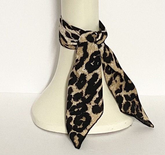 Leopard Neck Scarf / Headscarf | Etsy
