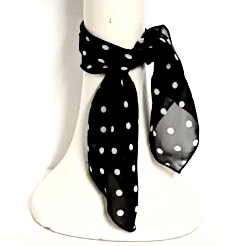 Dotty Dreams Scarf - White Polkadot