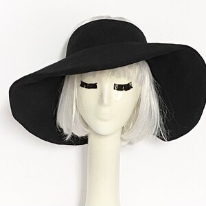 Black Sun Hat Visor Wide Brim