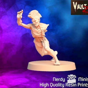 Shark Bite Zombie | DnD Minis | 32mm 40mm | Zombicide | Vaultz