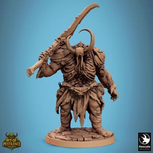 Pestilence Brute Stance | 30mm 32mm | DnD Minis | Large Miniature | Pit of Pestilence vol. II | Rescale Miniatures