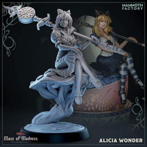Alicia Wonder | 30mm 32mm | DnD 5e | Fateless Collection | Maze of Madness | Mammoth Factory