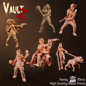 Survivor Pack #3 | 30mm 32mm | Survivor Miniature | Walking Dead | Zombicide | Vaultz