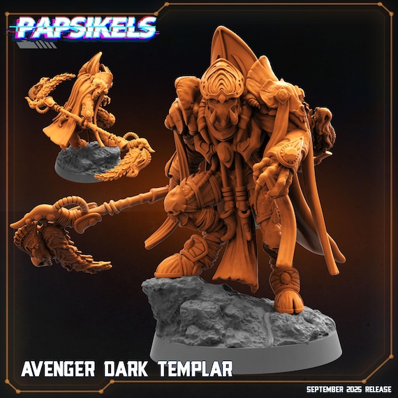 Avenger Dark Templar | 30mm 32mm | Aliens Vs. Humans | Yautja