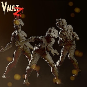 Clicker Zombie | DnD Minis | 32mm 40mm | Last of Us | Vaultz