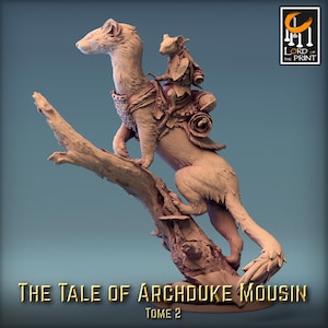 Weasel Climbing | 30mm 32mm | Tale of the Archduke of Mousin Vol. 2 | | DnD Minis | Rescale Miniatures