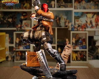 Czerwony Todd Nietoperz | 30 mm 32 mm | Crisis Protocol | DC Miniature | Superhero Miniature | Legion Miniatures