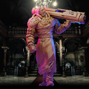 Super Zombie | Zombie Miniature | Resident Evil Fan Art | 30mm 32mm | Vaultz