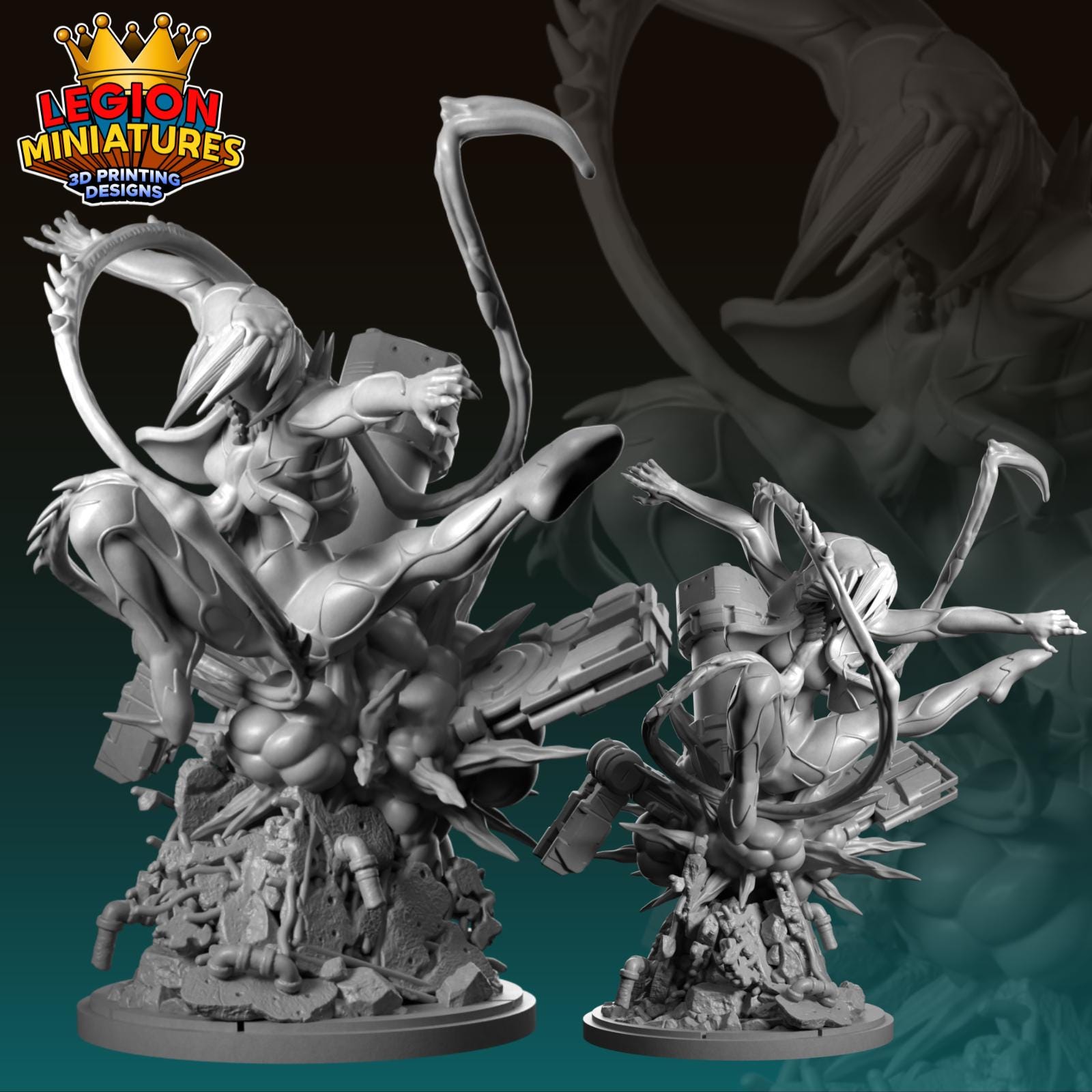 Custom homemade Trypticon transformer figure, image size:1600x1600