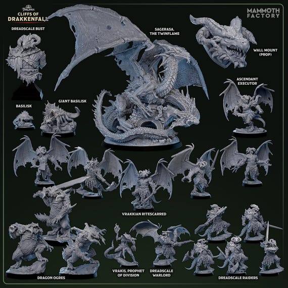 Ascendant Executor | 30mm 32mm | Dnd 5e | Dragonborne | Cliffs of