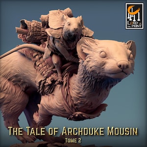Weasel Sprinting | 30mm 32mm | Tale of the Archduke of Mousin Vol. 2 | | DnD Minis | Rescale Miniatures