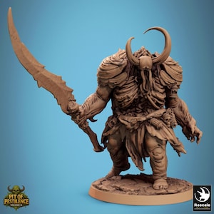 Pestilence Brute Cry | 30mm 32mm | DnD Minis | Large Miniature | Pit of Pestilence vol. II | Rescale Miniatures