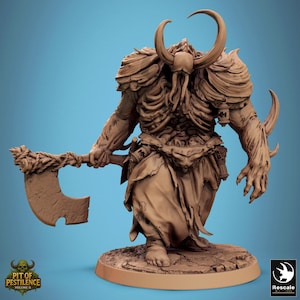 Pestilence Brute Strong | 30mm 32mm | DnD Minis | Large Miniature | Pit of Pestilence vol. II | Rescale Miniatures