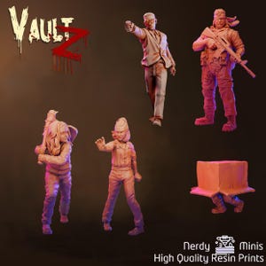 Survivor Movie Pack #4 | 30mm 32mm | Survivor Miniature | Vaultz