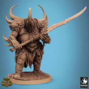 Pestilence Brute Guard | 30mm 32mm | DnD Minis | Large Miniature | Pit of Pestilence vol. II | Rescale Miniatures
