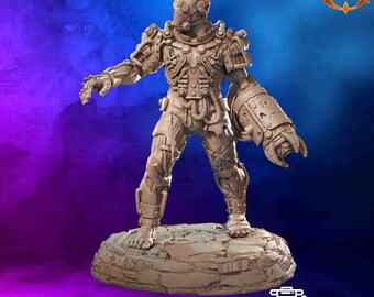 Blaster Versión 1 / Miniaturas D&D / 30 mm 32 mm / Cruzada de Trincheras / Creaciones SolGood