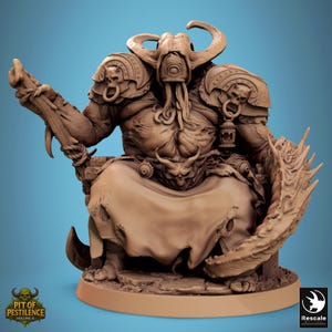 Pestilence Brute Throne | 30mm 32mm | DnD Minis | Large Miniature | Pit of Pestilence vol. II | Rescale Miniatures