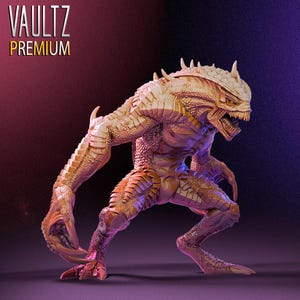 Hunter | Zombie Miniature | Resident Evil Fan Art | 30mm 32mm | Vaultz