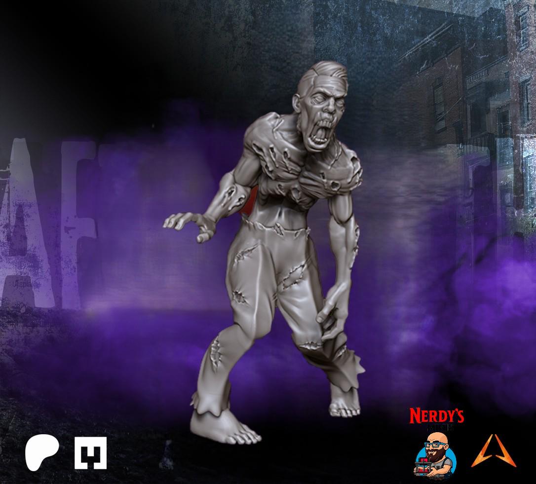 RE Zombie Group | Zombie Miniatures | Resident Evil | Zombicide Minis ...