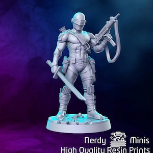 Ninja Commando | 30mm 32mm | DnD Minis | RN EStudio