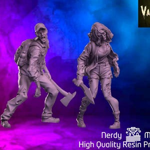 Supervivientes zombificados / 30 mm 32 mm / Miniatura zombi / Zombicide / Vaultz