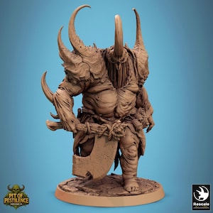 Pestilence Brute Walking Death | 30mm 32mm | DnD Minis | Large Miniature | Pit of Pestilence vol. II | Rescale Miniatures