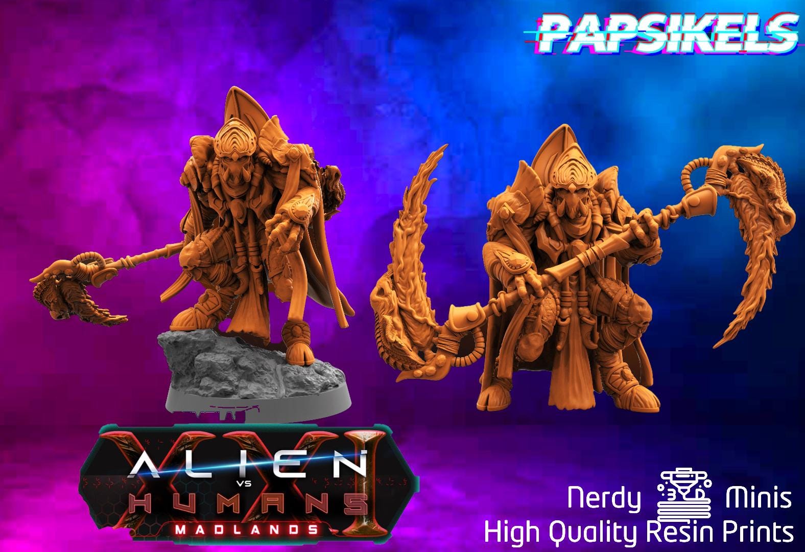 Avenger Dark Templar | 30mm 32mm | Aliens Vs. Humans | Yautja