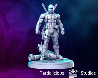 Mercenario bocazas / Superhéroe / 30 mm 32 mm / RN EStudio