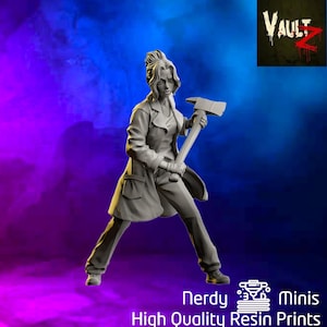 Overlevende vrouwelijke arts | 30 mm 32 mm | Zombieminiatuur | Zombicide | Vaultz