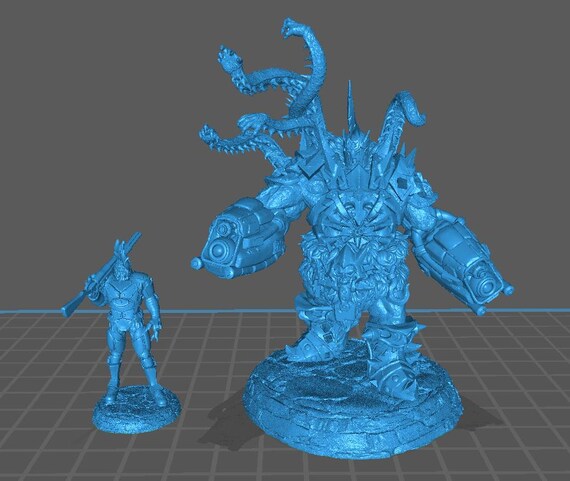 Blaster Master Cyborg Zombie | D&D Minis | 30mm 32mm | Trench