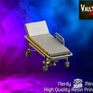 Empty Stretcher | 30mm 32mm | Zombie Miniature | Zombicide | Vaultz