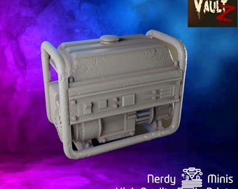 Power Generator Prop | Terrain | Props | DnD Minis | 32mm 40mm | Zombicide | Vaultz