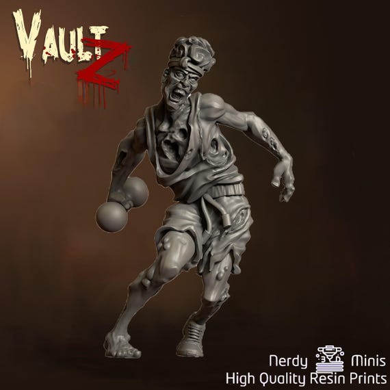 Gym Zombies | 30mm 32mm | Zombie Miniature | Zombicide | Vaultz - Etsy