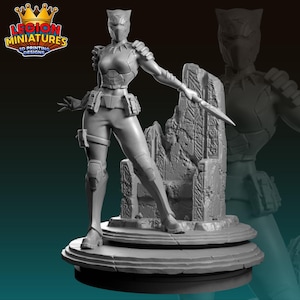 Madame Monger / 30 mm 32 mm / Protocolo de Crisis / DC Minis / Miniaturas de superhéroes / Legion Miniatures