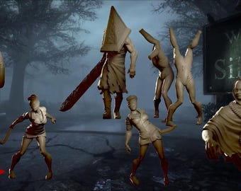 Silent Hill Monsters - Fan Art | 30 mm 32 mm | Vaultz